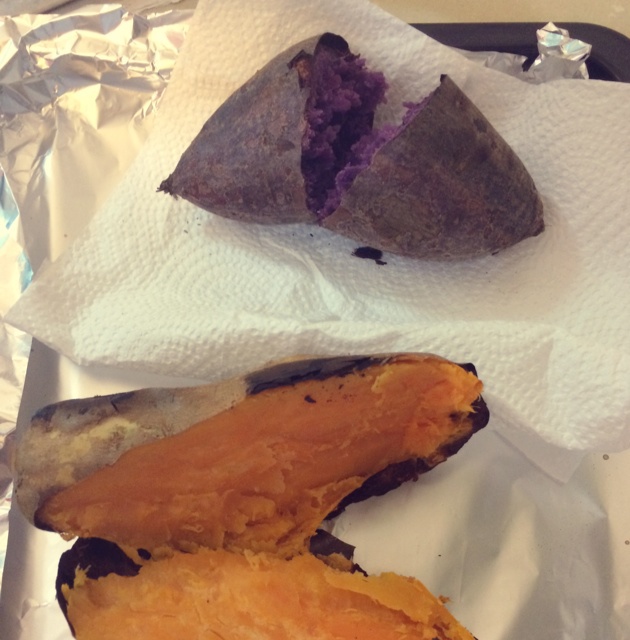 烤地瓜（烤箱初试）