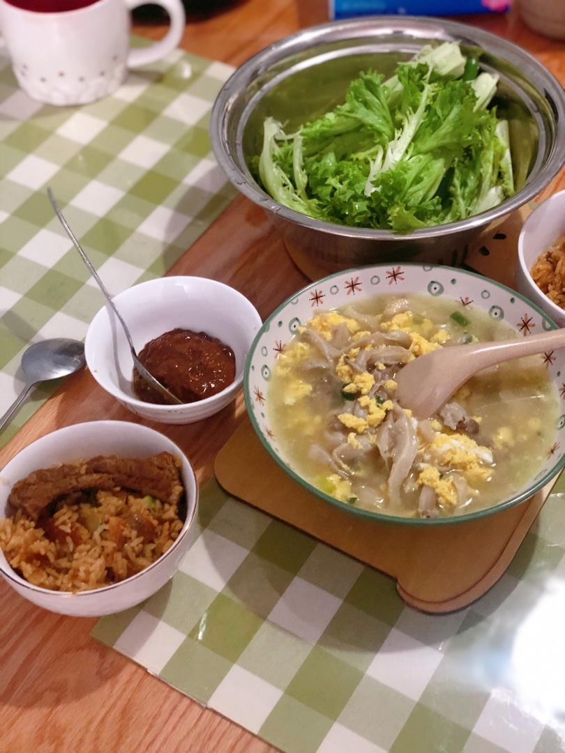 蘑菇鸡蛋汤