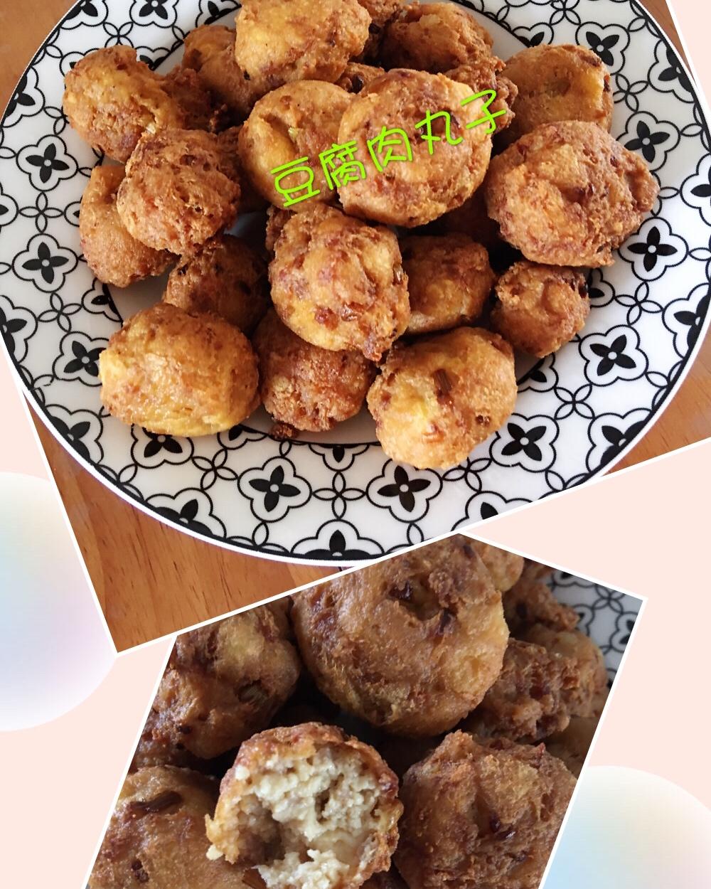 香炸豆腐肉丸子