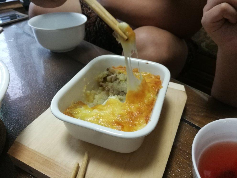 培根芝士蘑菇土豆泥