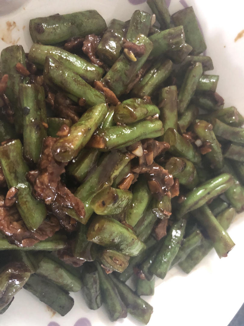豆角炒肉丝