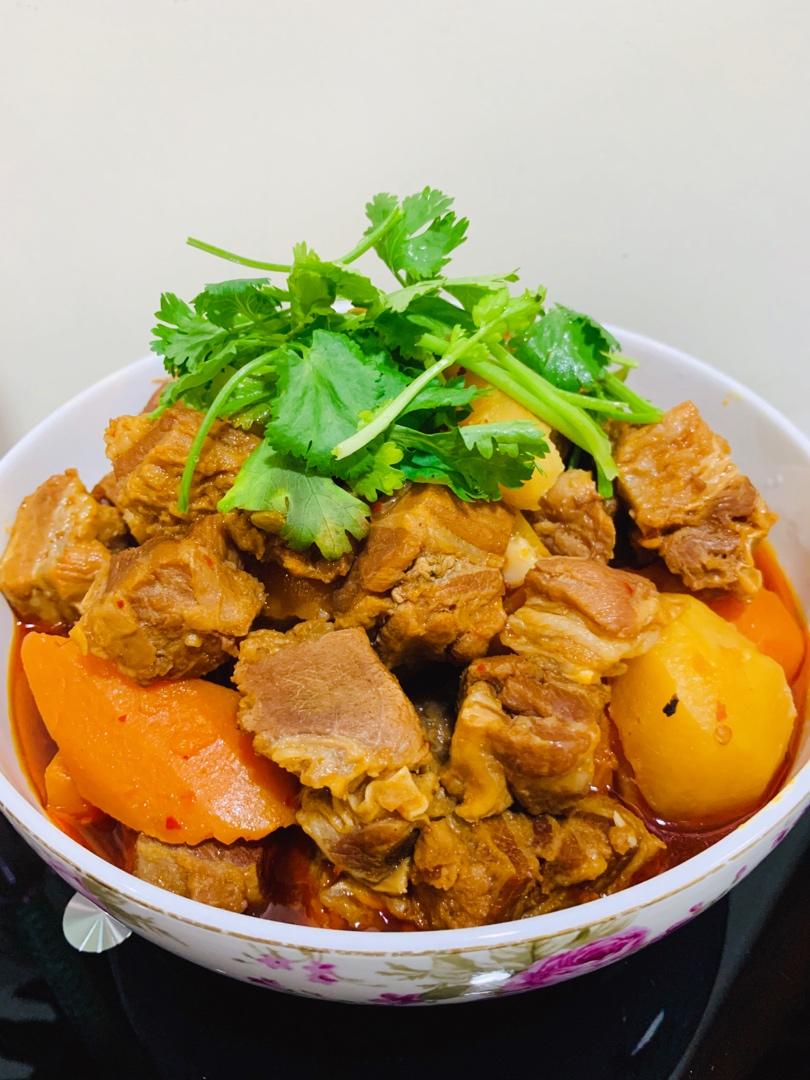 番茄土豆炖牛腩
