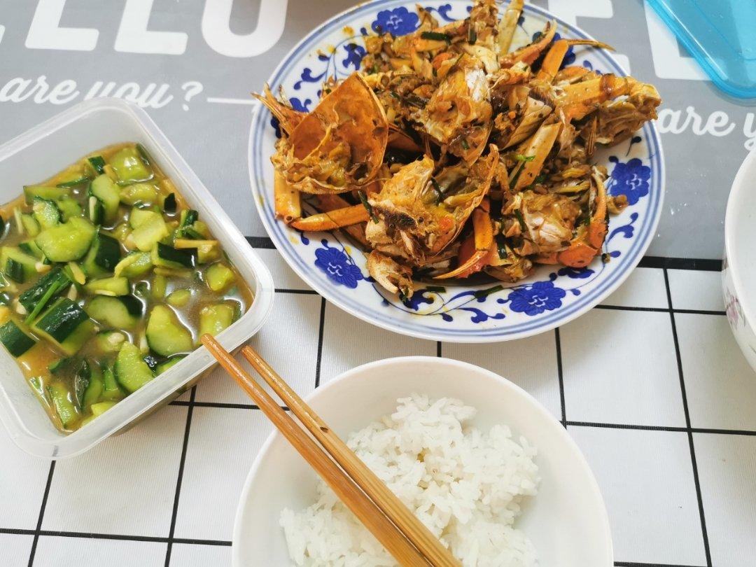 蒜香梭子蟹