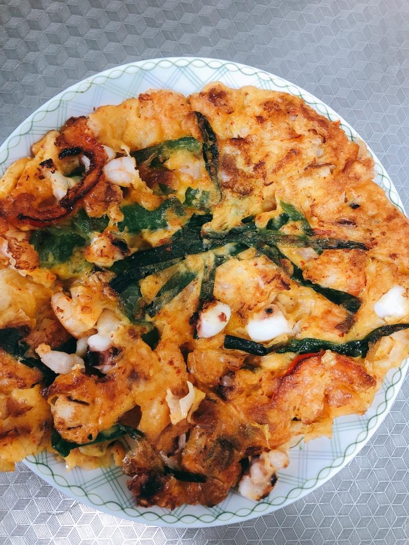 易做的海鲜泡菜饼|易做的菜