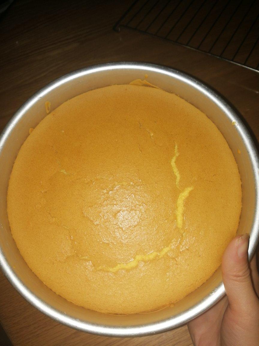 超好记八寸戚风蛋糕（后蛋法）