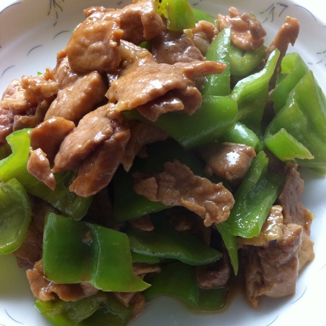 青尖椒炒肉