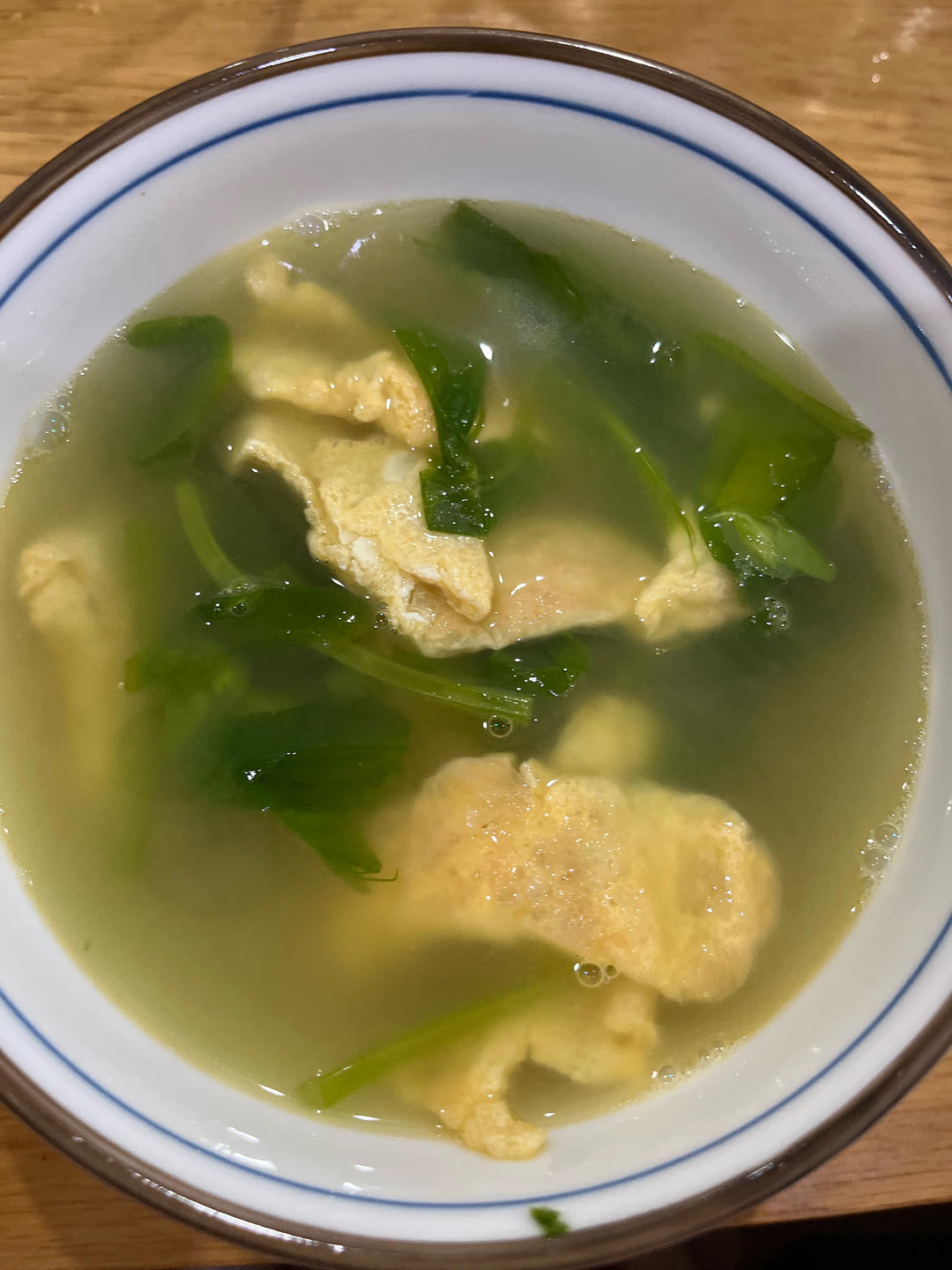 豌豆尖鸡蛋汤‼️♨️