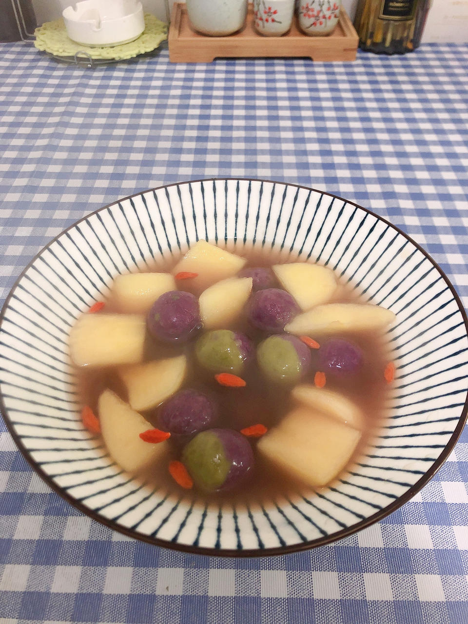 紫薯汤圆