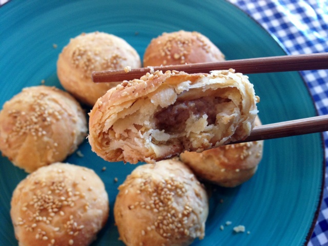 素油版酥皮鲜肉月饼，更健康