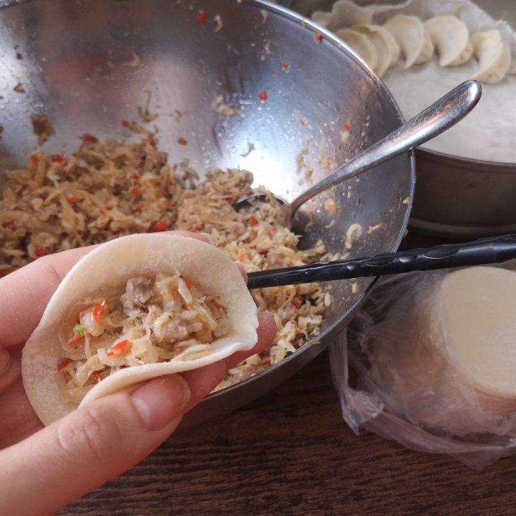 辣萝卜丝饺子