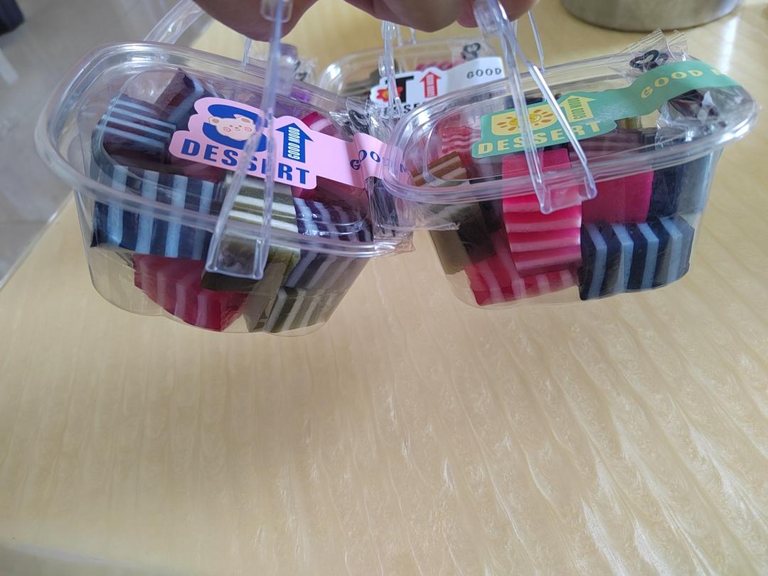 彩虹千层马蹄糕