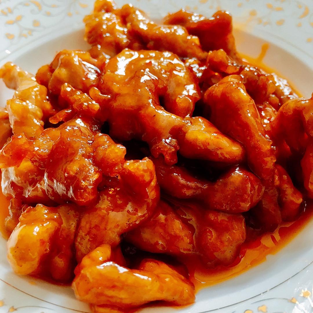 很肉了做的糖醋里脊附快速万能糖醋汁