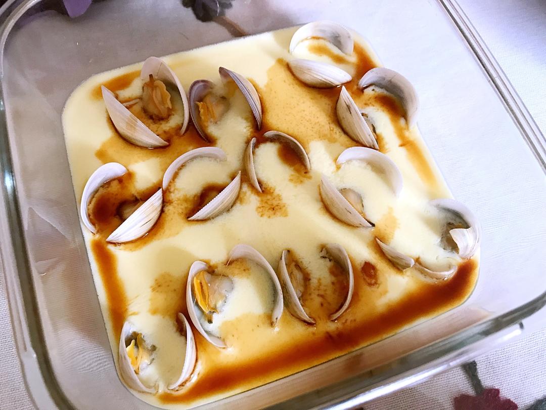 超滑嫩的蛤蜊炖蛋