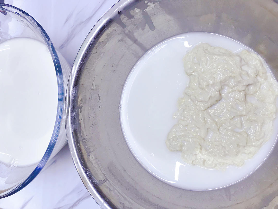 纯奶手撕吐司的做法 步骤1