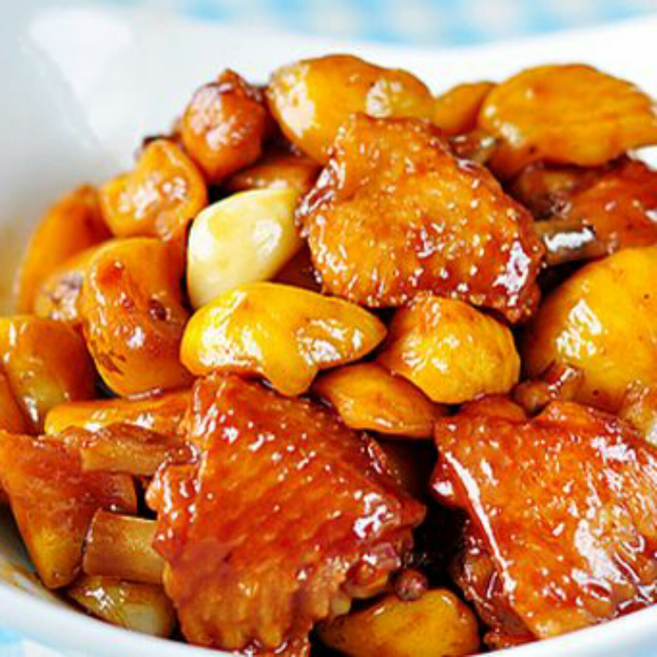 【板栗烧鸡图片】聆夜_下厨房