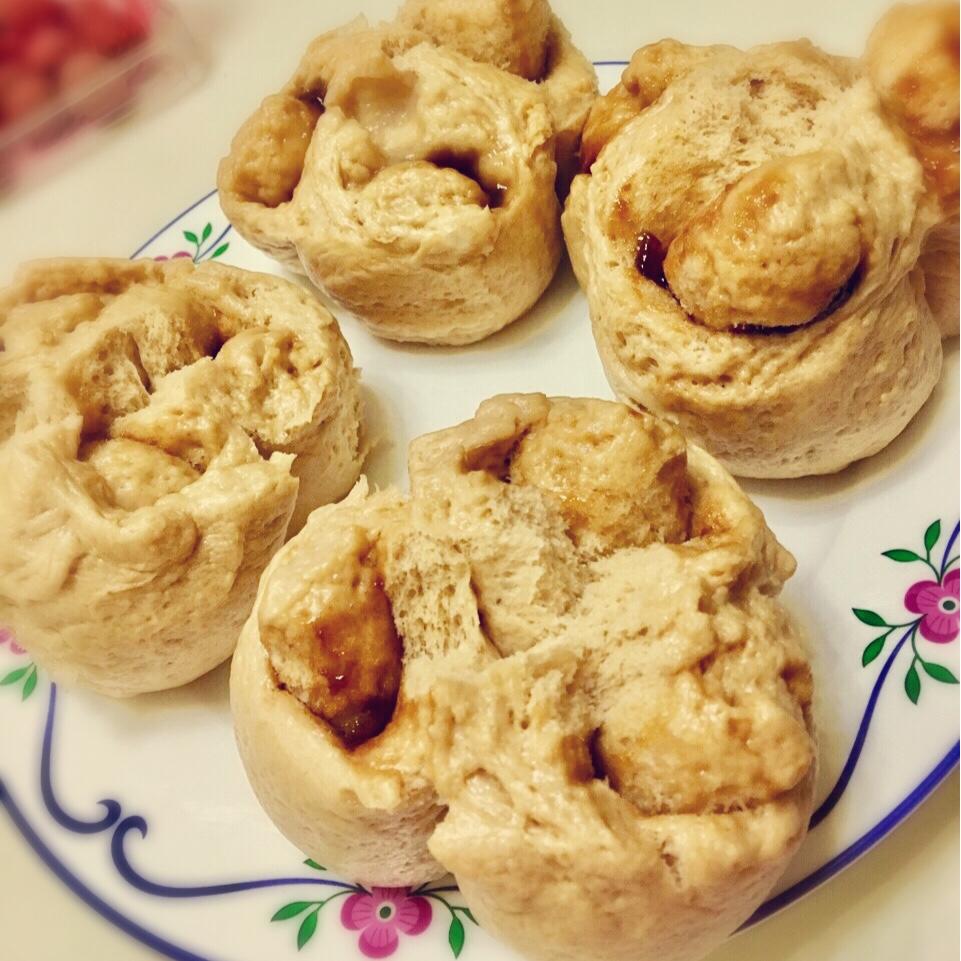 快手红糖开花馒头