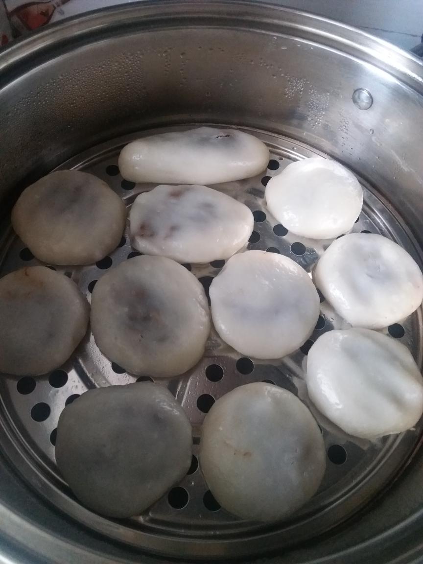 自制年糕（红豆沙馅）的做法