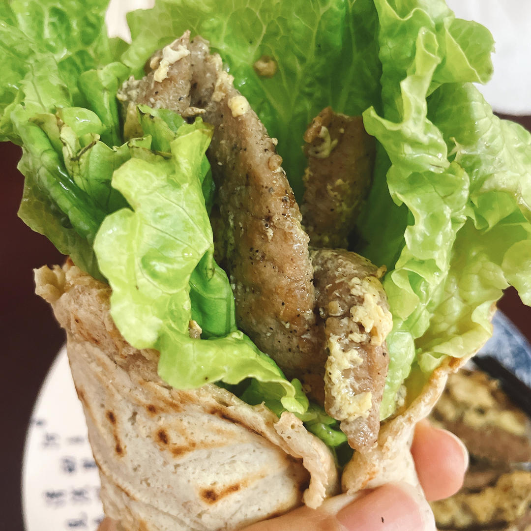 无油无糖黑全麦饼皮