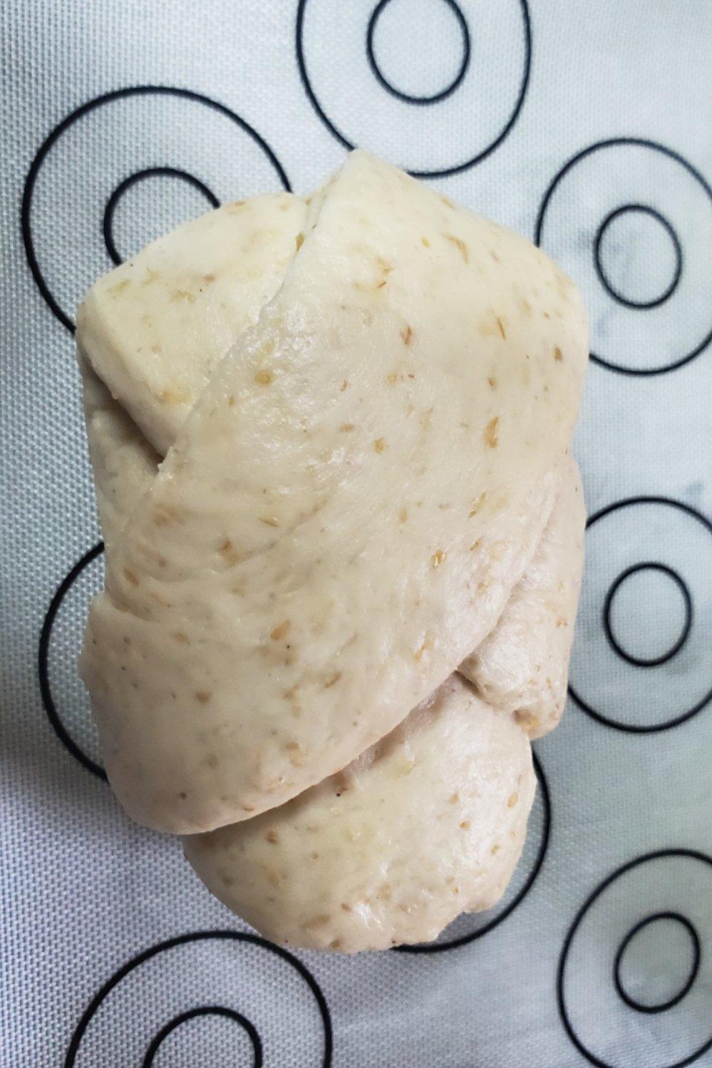 全麦牛奶蜜豆软欧