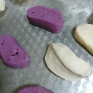 紫薯开花馒头的做法 步骤4