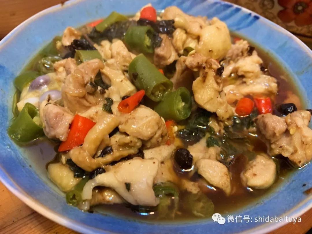 紫苏豆豉蒸鸡的做法