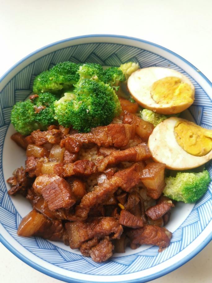 爱心卤肉饭的做法