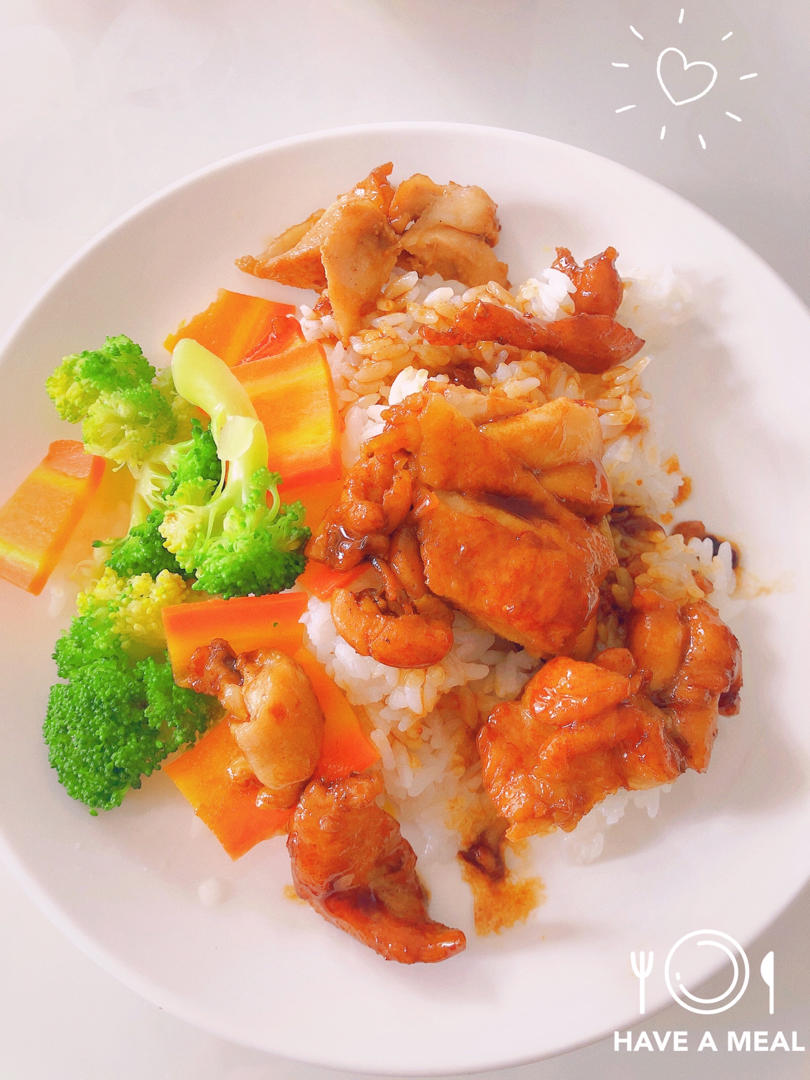 照烧鸡腿饭