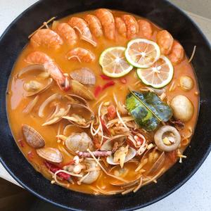 泰国冬阴功汤～最正点版本有红有辣👏🏻的做法 步骤5