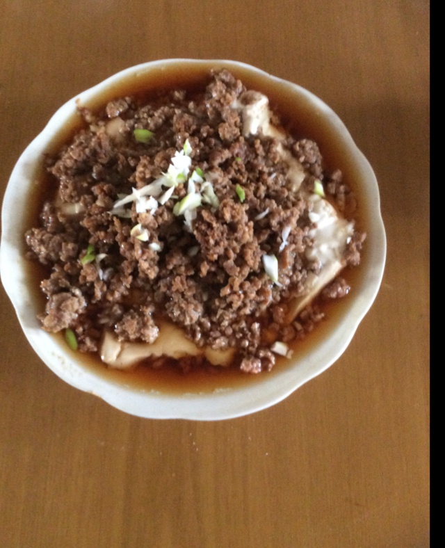 肉末蒸豆腐
