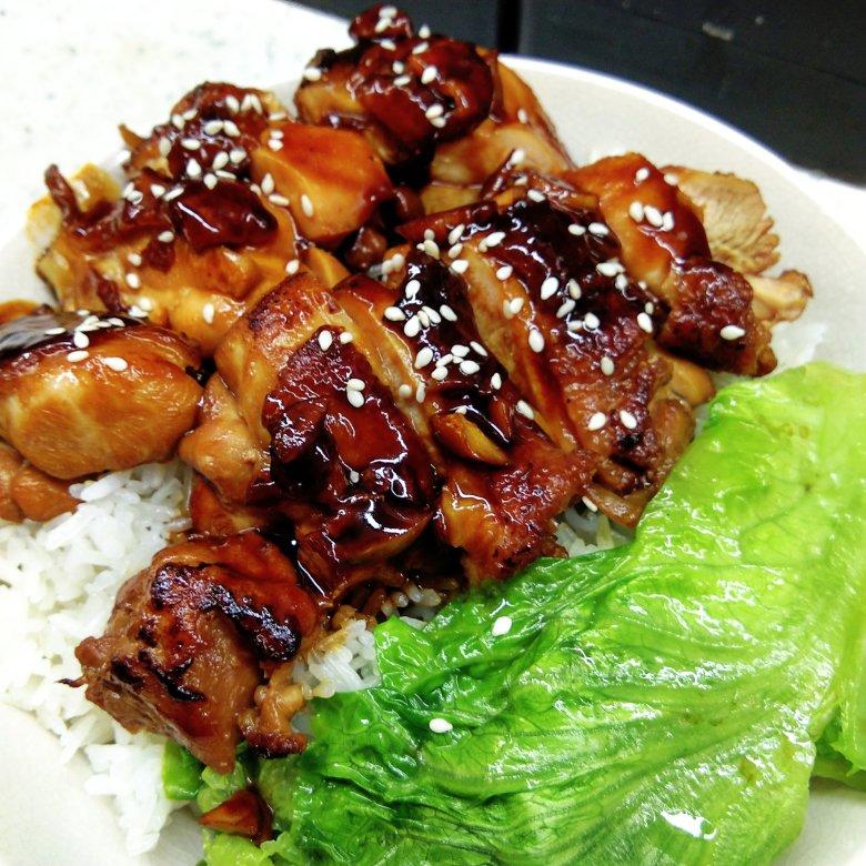 照烧鸡腿饭