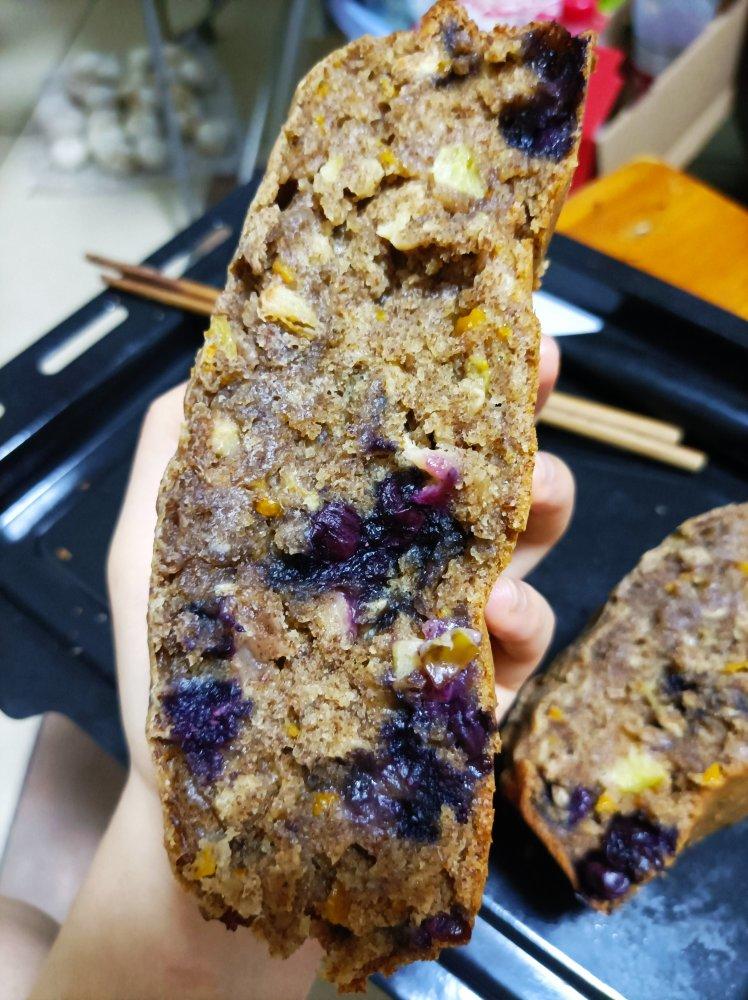 柠檬蓝莓快手面包丨健康·烘焙