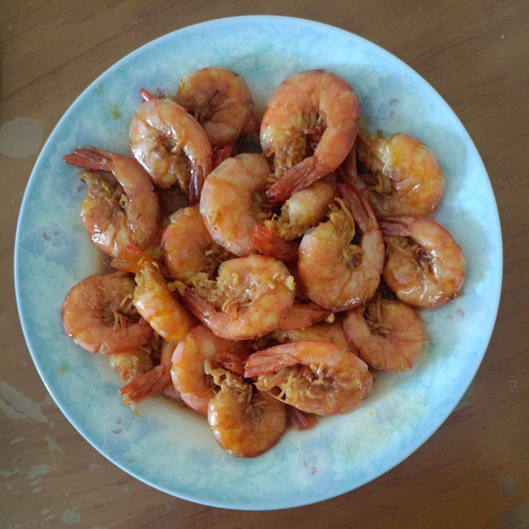 美极虾（酱油大虾🦐）