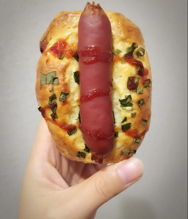 葱香台湾肠仔面包