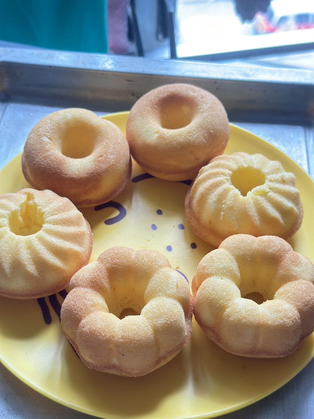 零失败的蛋糕甜甜圈，比戚风蛋糕简单100倍