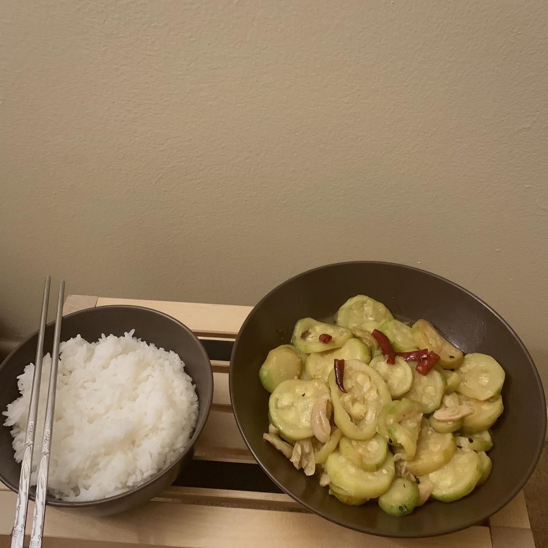 清炒角瓜