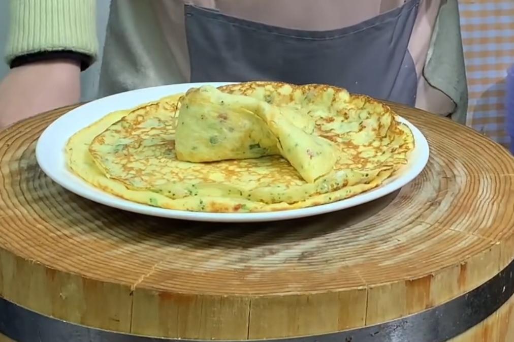 咸煎饼薄撑的做法