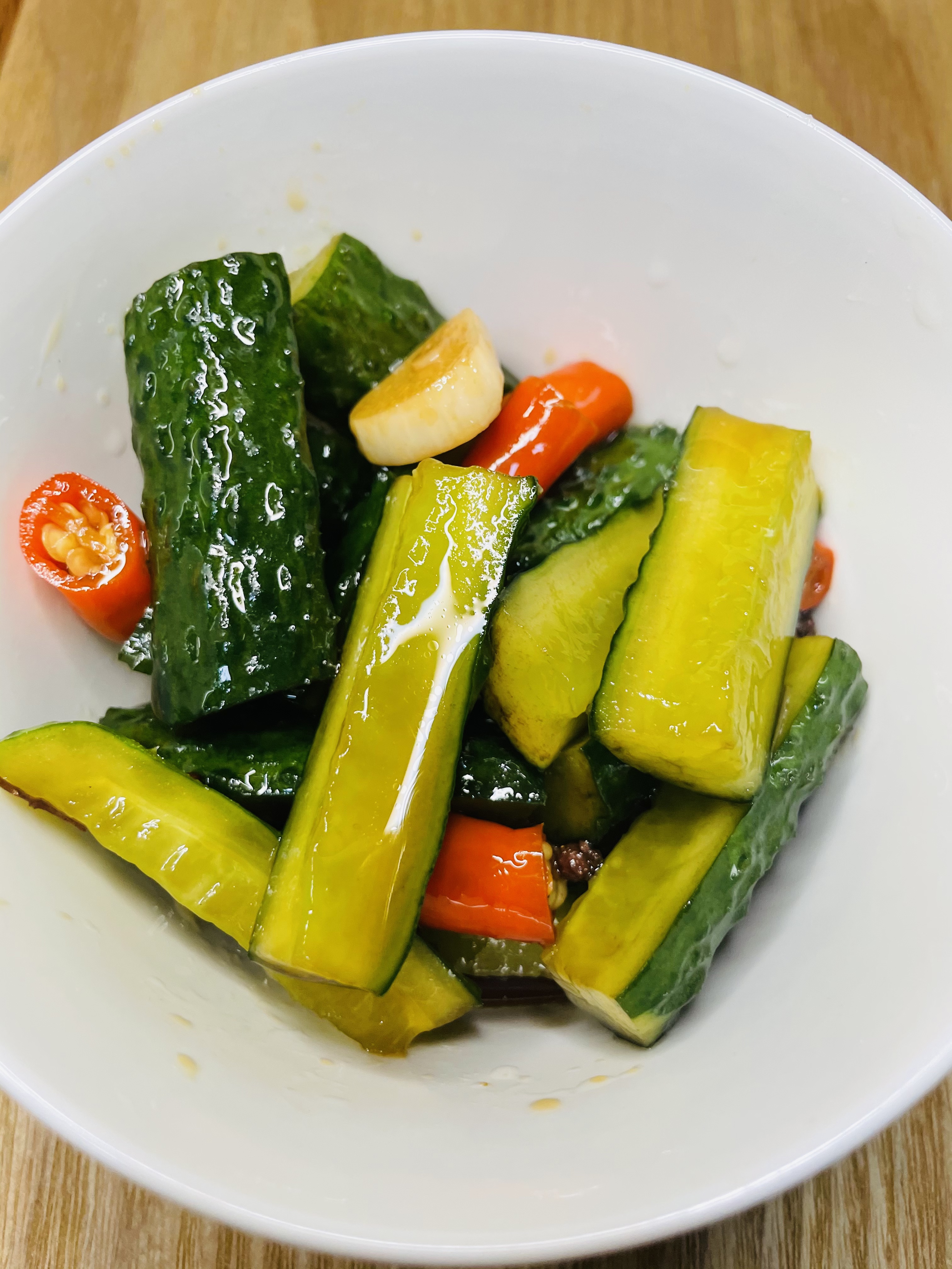 爽口解腻小菜——腌黄瓜的做法