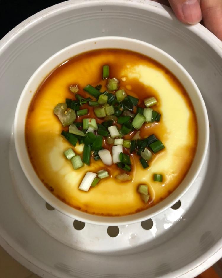 陈欧尼呀做的火腿蒸蛋