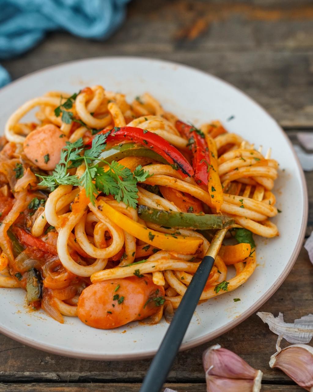 chercerf鹿做的我的轻奢煮艺—那不勒斯风味炒乌冬