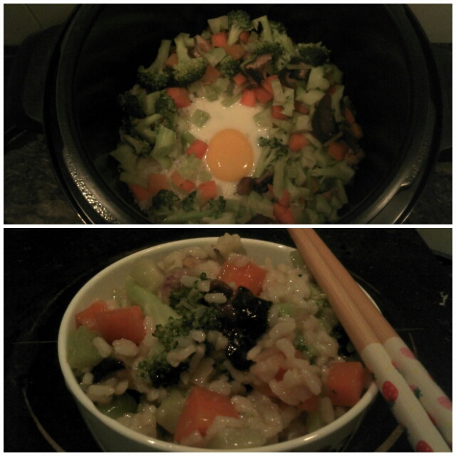 电饭锅版腊肠煲仔饭