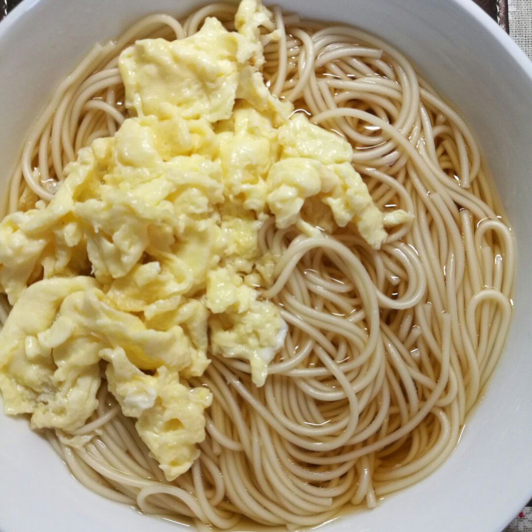 小葱麻油酱油面