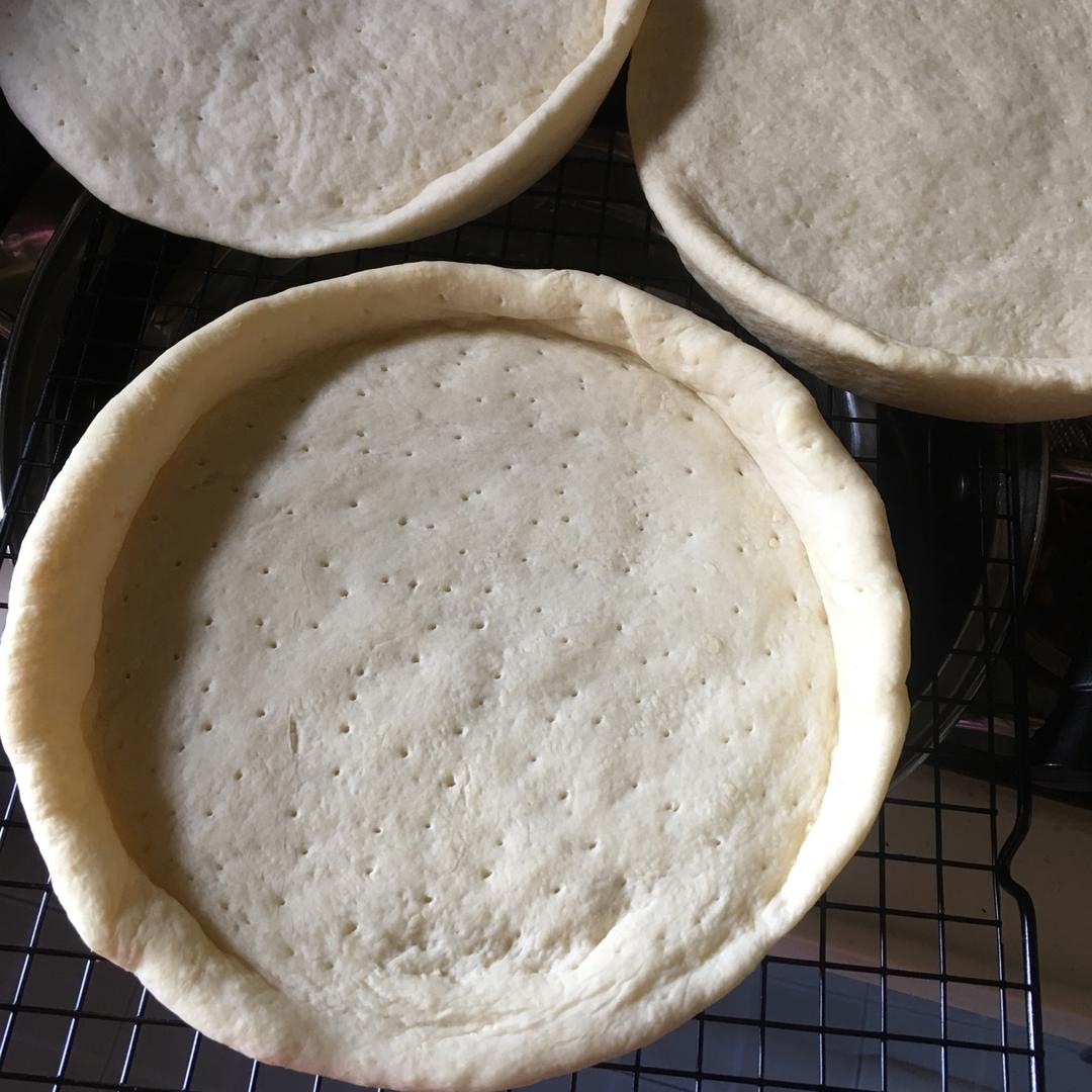 八寸披萨饼皮（四个）制作