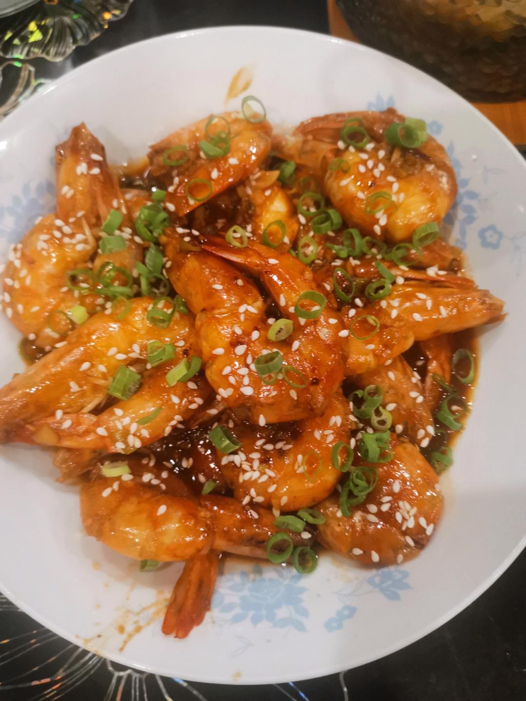 家庭版油焖大虾