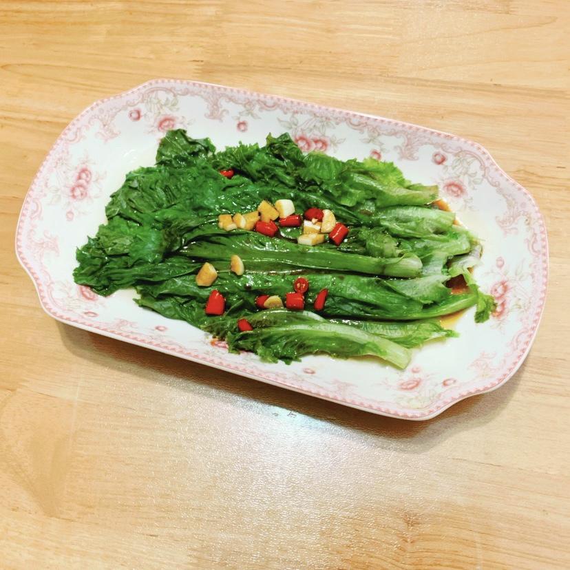白灼生菜