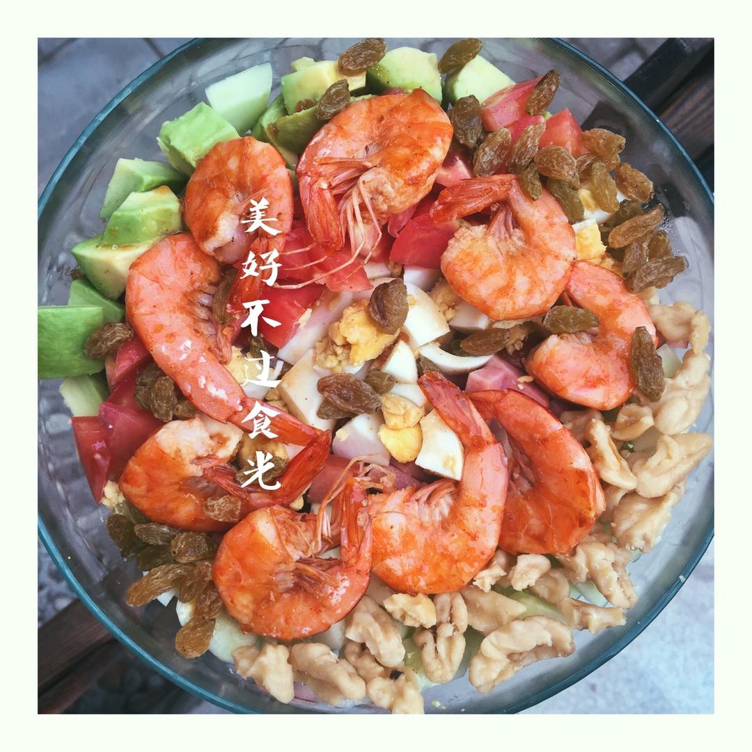 【减脂小厨房】牛油果沙拉