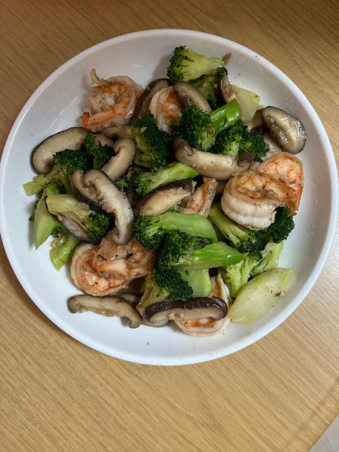 低脂西蓝花炒虾仁