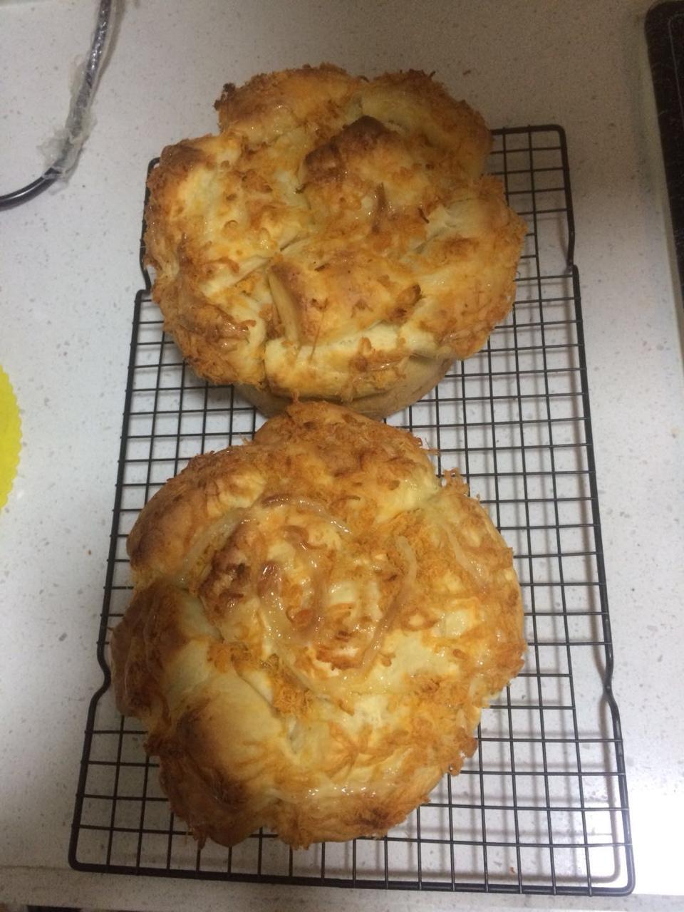 肉松手撕面包—超软会爆浆的面包哟