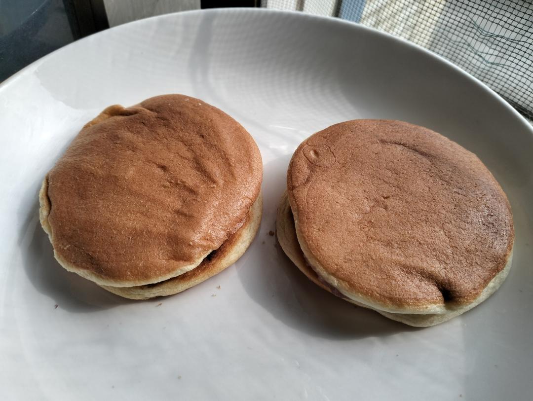 冷了也松软的松饼变身铜锣烧