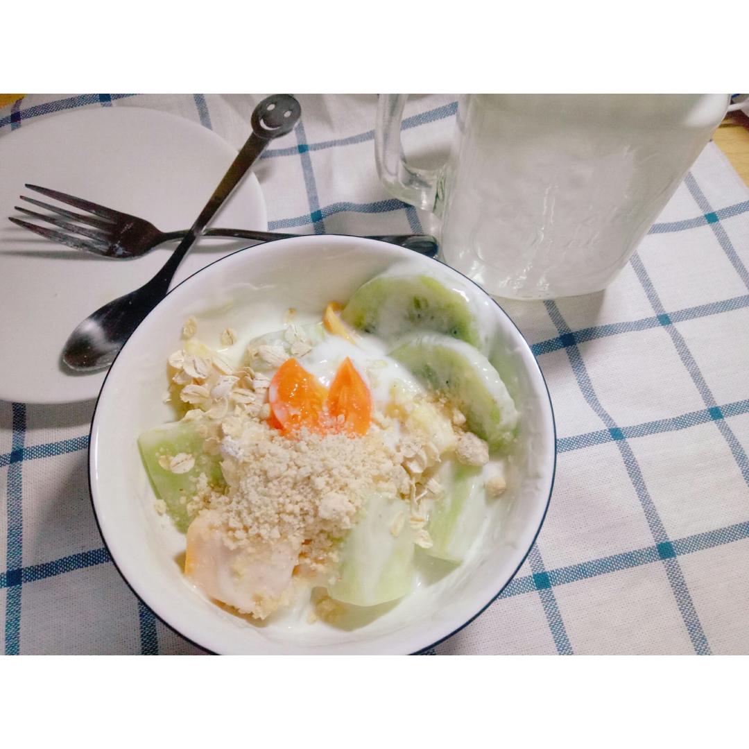 酸奶水果捞