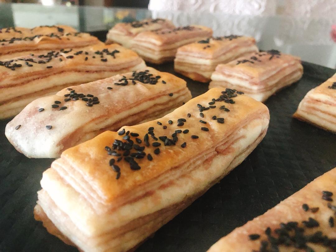香酥蜜豆饼
